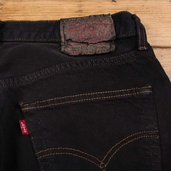 Levi’s vintage 501 jeans red tab rare 33w - Picture 9 of 9